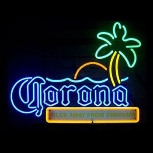 Corona Beach Sunset Tree Neon Sign WL-NBN018 Corona Beach Sunset Tree Neon Sign WL-NBN018