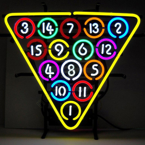 15 Ball Rack Neon Sign WL-CC028 15 Ball Rack Neon Sign WL-CC028