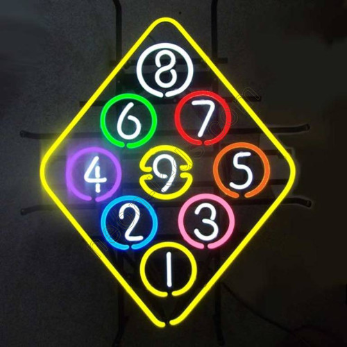 9 Ball Rack Neon Sign WL-CC031 9 Ball Rack Neon Sign WL-CC031
