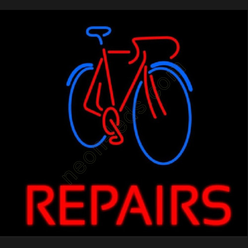 Bicycle Repairs Neon Sign WL-CYC102 Bicycle Repairs Neon Sign WL-CYC102