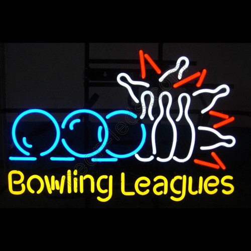 Bowling Leagues Neon Sign WL-CC037 Bowling Leagues Neon Sign WL-CC037