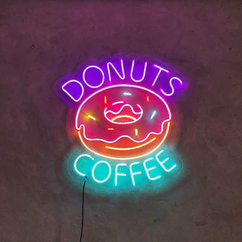 Donuts Coffee neon sign WL-DTS01 Donuts Coffee neon sign WL-DTS01