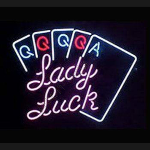 Lady Luck Poker Neon Sign WL-NCC008