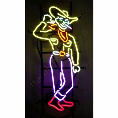 Las Vegas Vic Cowboy Neon Sign WL-CB02