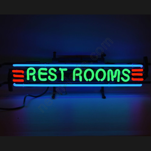 RESTROOMS NEON SIGN WL-AUN140