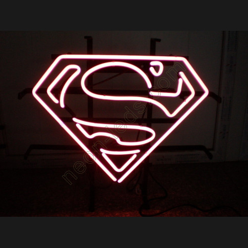 Super Man Logo Neon Sign WL-SUPM011