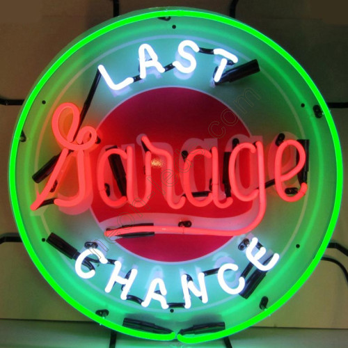 Last Change Garage Neon Sign WL-LASC17