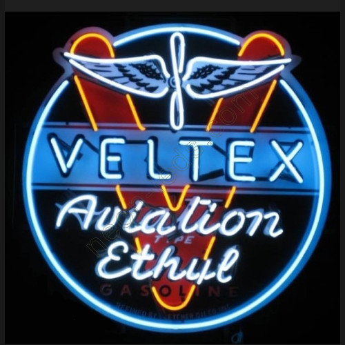 Velte Aviation Gasoline Neon Sign WL-BEE540