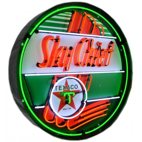 Texaco Sky Chief Gasoline Neon Sign WL-MOT009-T1