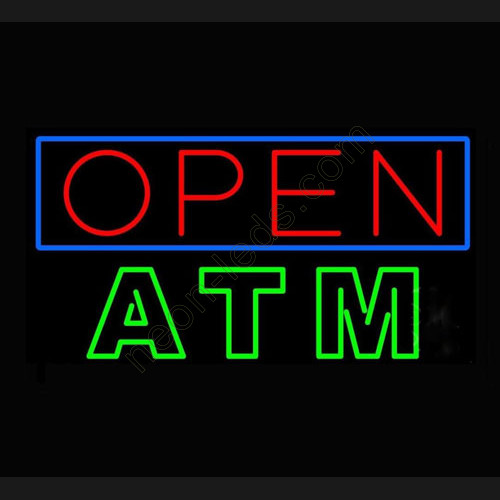 ATM neon open sign WL-AN12 ATM neon open sign WL-AN12