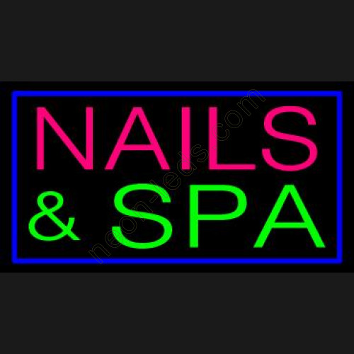 NAILS and SPA Neon Sign  WL-NNS001
