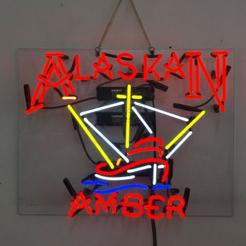 Alaskan Amber neon beer sign WL-BEE512 Alaskan Amber neon beer sign WL-BEE512
