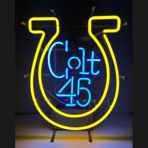 COLT 45 neon beer sign WL-NS803 COLT 45 neon beer sign WL-NS803