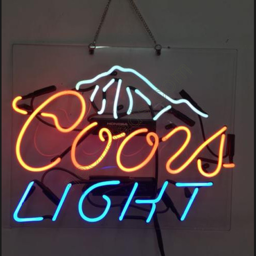 Coors Light Mountain Neon Beer Sign WL-NS852 Coors Light Mountain Neon Beer Sign WL-NS852