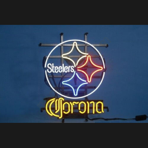 Corona Pittsburgh Steelers Neon Sign WL-NS824 Corona Pittsburgh Steelers Neon Sign WL-NS824