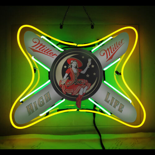 Miller Lite Neon Beer Sign WL-NS843