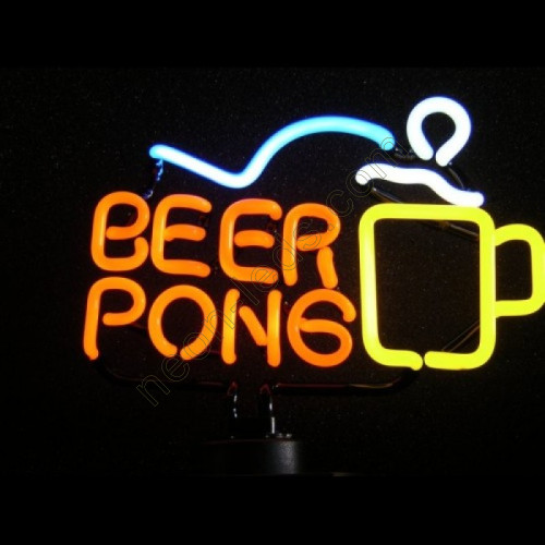 Beer pong neon sculpture WL-TN062 Beer pong neon sculpture WL-TN062
