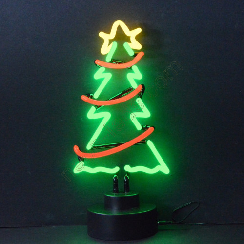 Christmas Tree With Garland Neon Sculpture WL-TN073 Christmas Tree With Garland Neon Sculpture WL-TN073