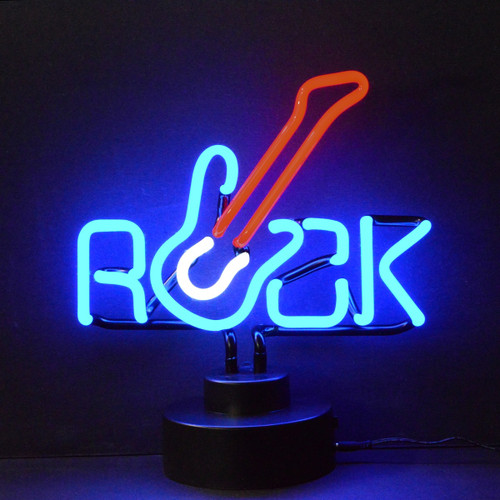Rock With Guitar Neon Sculpture WL-TN048