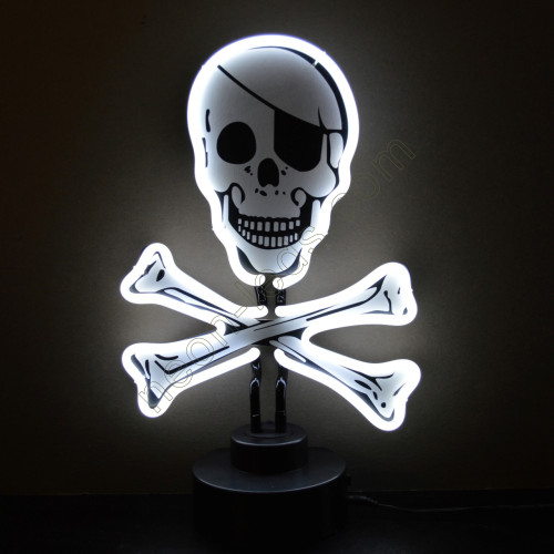 SKULL CROSSBONES NEON SCULPTURE WL-TN020 SKULL CROSSBONES NEON SCULPTURE WL-TN020